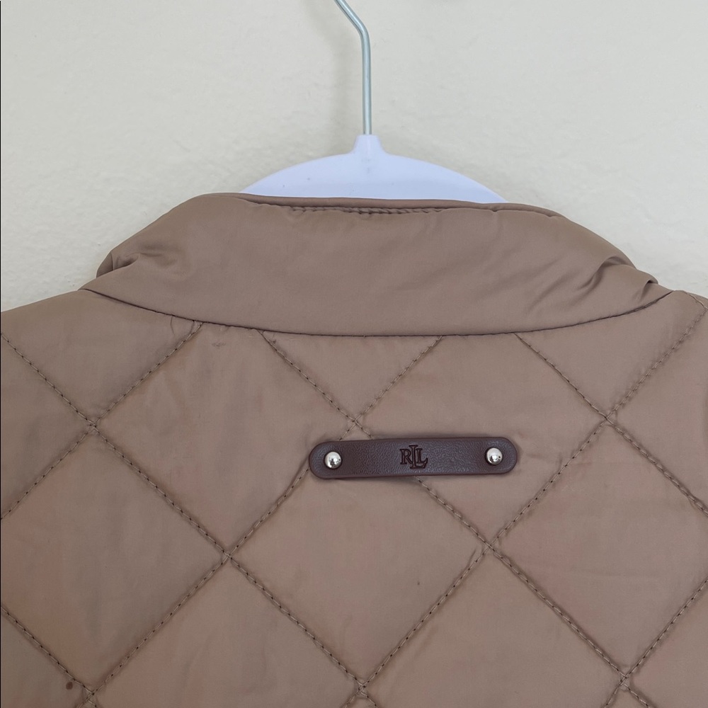 Ralph Lauren Quilted Beige Vest - Picture 7 of 8